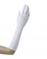 widmann 1441w guanti bianchi in lycra 37 cm