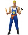 Costume Muratore Muscoloso, Adulto T. 3