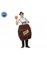 Costume Barile Birra Adulto T2 M\L Bavarese