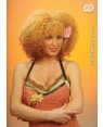 widmann b6231 parrucca beyonce bionda riccia con fiore