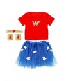 WIDMANN 96548 COSTUME WONDER WOMAN TOP GONNA 3/4