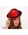 ATOSA 36551 cappello fungo rosso pois colorati