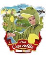 Costume Coccodrillo 5/8 Cm 134 In Peluche Con Capp