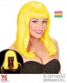 WIDMANN 74982 parrucca patsy giallo fluorescente in sacc
