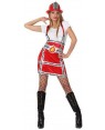 Costume Pompiere Donna, Adulto T. 1