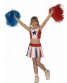 Costume Cheer Leader 128 Cm Top, Gonna