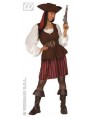 Costume Pirata M Donna Con Accessori