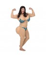 WIDMANN 75813 COSTUME DRAG MISS BIKINI MAGGIORATA M/L