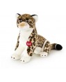 trudi 27623 peluche  leopardo achille  trudi cm 38 seduto
