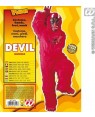 Costume Diavolo Mascotte Rosso In Peluche Con Mani