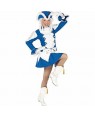 WIDMANN 96772 costume majorette m blu