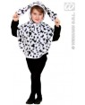 Poncho Dalmata In Peluche 98-110 Cm Con Cappucc