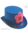 WIDMANN 2555C cappello cilindro clown con fiore