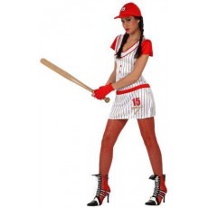 ATOSA 10371 costume giocatore base ball donna  t2 m\l