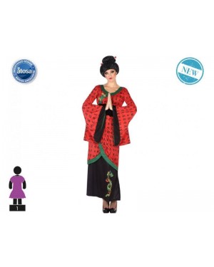 ATOSA 53868 costume cinese donna t-3 rossa