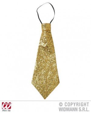 CRAVATTA LUREX ORO CON ELASTICO