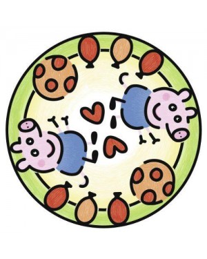 ravensburger 29754 junior mandala designer mandala junior peppa pig