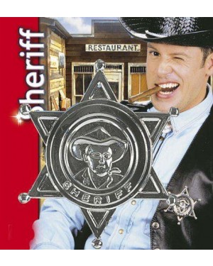 DISTINTIVO STELLA SCERIFFO METALLO