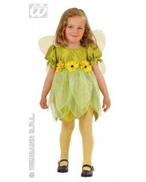 Costume Fatina Dei Fiori Verde 1/2 2/3