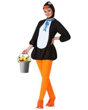 Costume Pinguino Donna, Adulto T. 1