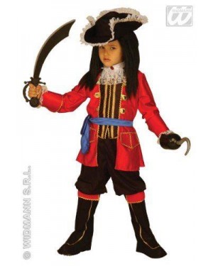 WIDMANN 33497 costume capitano pirata 8/10 cm 140