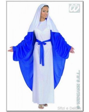WIDMANN 58381 costume maria madonna s tunica con mantello, cint
