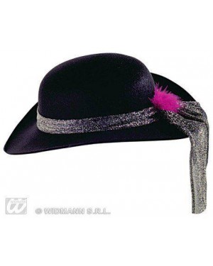 widmann 2516b cappello lucy dama feltro nero @