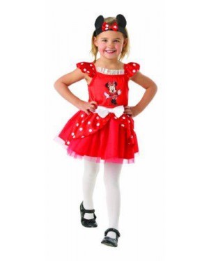 RUBIES 881871S costume minnie ballerina rossa 1/2