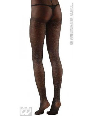 widmann 2094b collant glitter neri 40 den xl