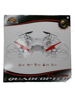 giocheria rdf51074 drone rc 2.4g 48cm c/camera
