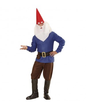 WIDMANN 01342 COSTUME GNOMO BLU M SETTE NANI BIANCANEVE