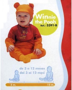 Costume Winnie The Pooh Baby Taglia 00