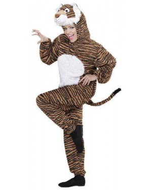 Costume Tigre Peluche Xl Cappuccio Maschera