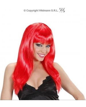 widmann b0560 parrucca rossa beautiful lunga liscia frangia