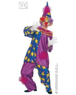 Costume Star Clown L Casacca Collare E Pantal