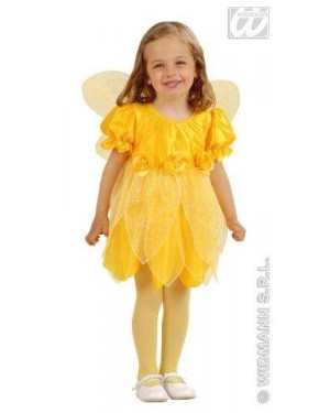 Costume Fatina Dei Fiori Gialla 1/2 2/3