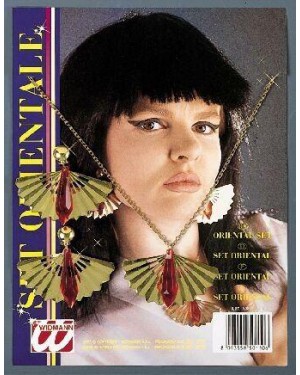 widmann 5011b set donna cinese collana e orecchini