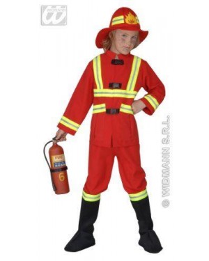 Costume Pompiere Con Luce 8/10 Cm 140
