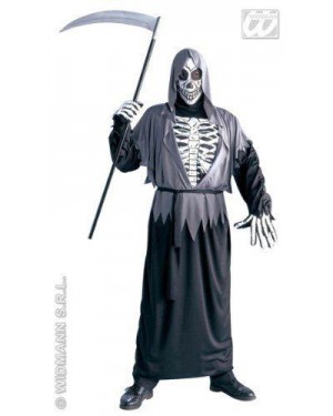 Costume Grim Reaper (Tunica Con Cappuccio Cintura