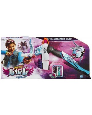 hasbro a6130e271 nerf rebelle arco con armi linea femminile