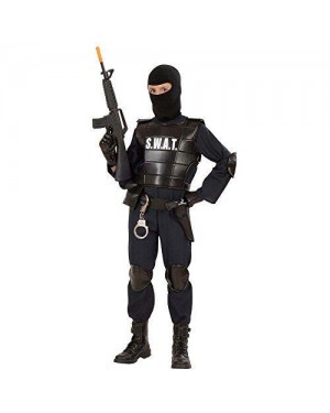 WIDMANN 55349 costume agente swat poliziotto 14/16 cm 164