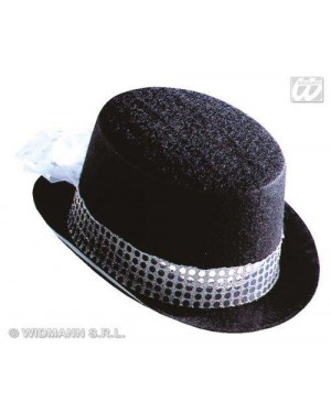 widmann 2524p cilindro donna in feltro con applicazioni@