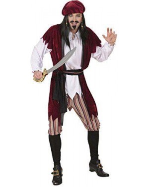 Costume Pirata Dei Caraibi M Camicia Con Gilet-Pan