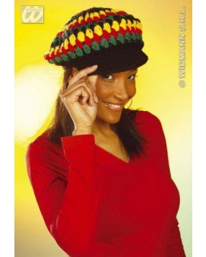 widmann 8444v cappello berretto lana rasta reggae uncinetto