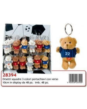 PORTACHIAVI ORSETTO SQUADRE SONORO