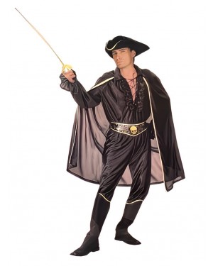 Costume Corsaro Nero L