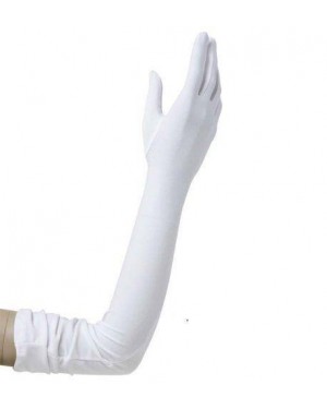 widmann 1450g guanti bianchi lunghi in lycra 60cm -