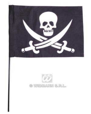 widmann 3084n bandiera pirata con stecca cm 43x30