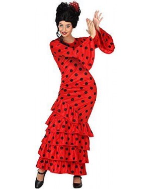 Costume Flamenca Rosso Adulto T3 Xl