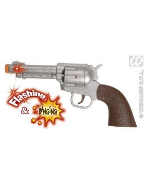 PISTOLA COWBOY LUMINOSA CON SUONO SPARO